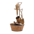 Fountain with Duck 17"D x 33"H Iron - Garden Gets