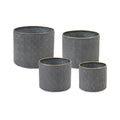 Ornate Geometric Metal Planter