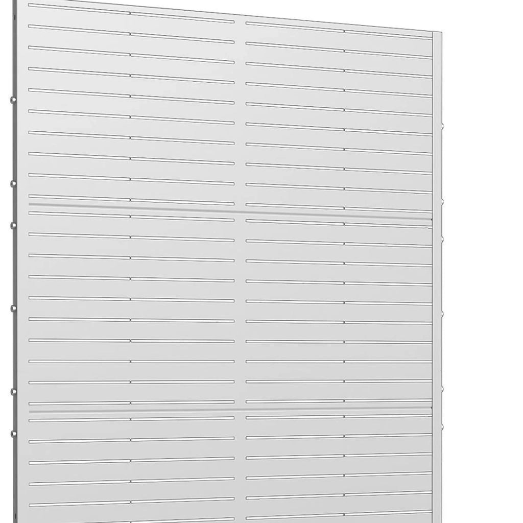 72" X 47" White Metal Rectangular Planter Box - Garden Gets