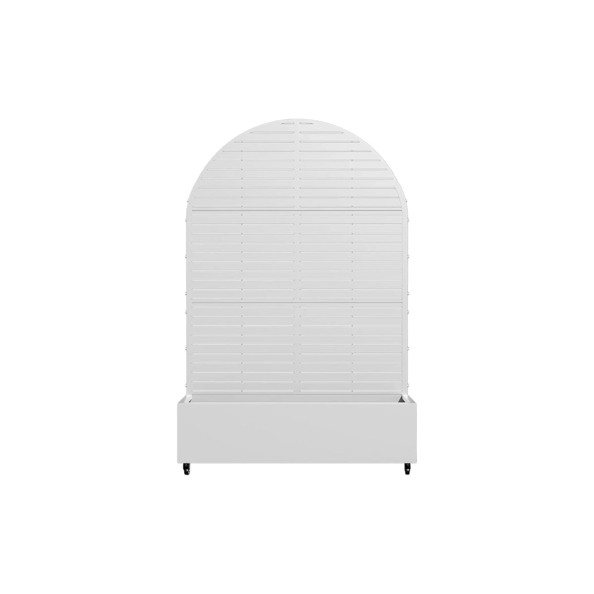 72" X 47" White Metal Rectangular Planter Box - Garden Gets