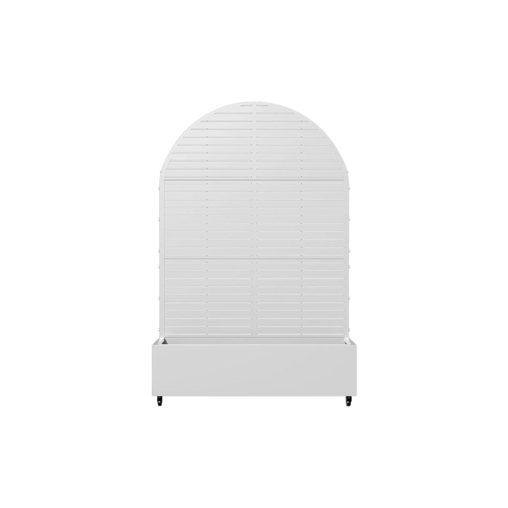 72" X 47" White Metal Rectangular Planter Box - Garden Gets