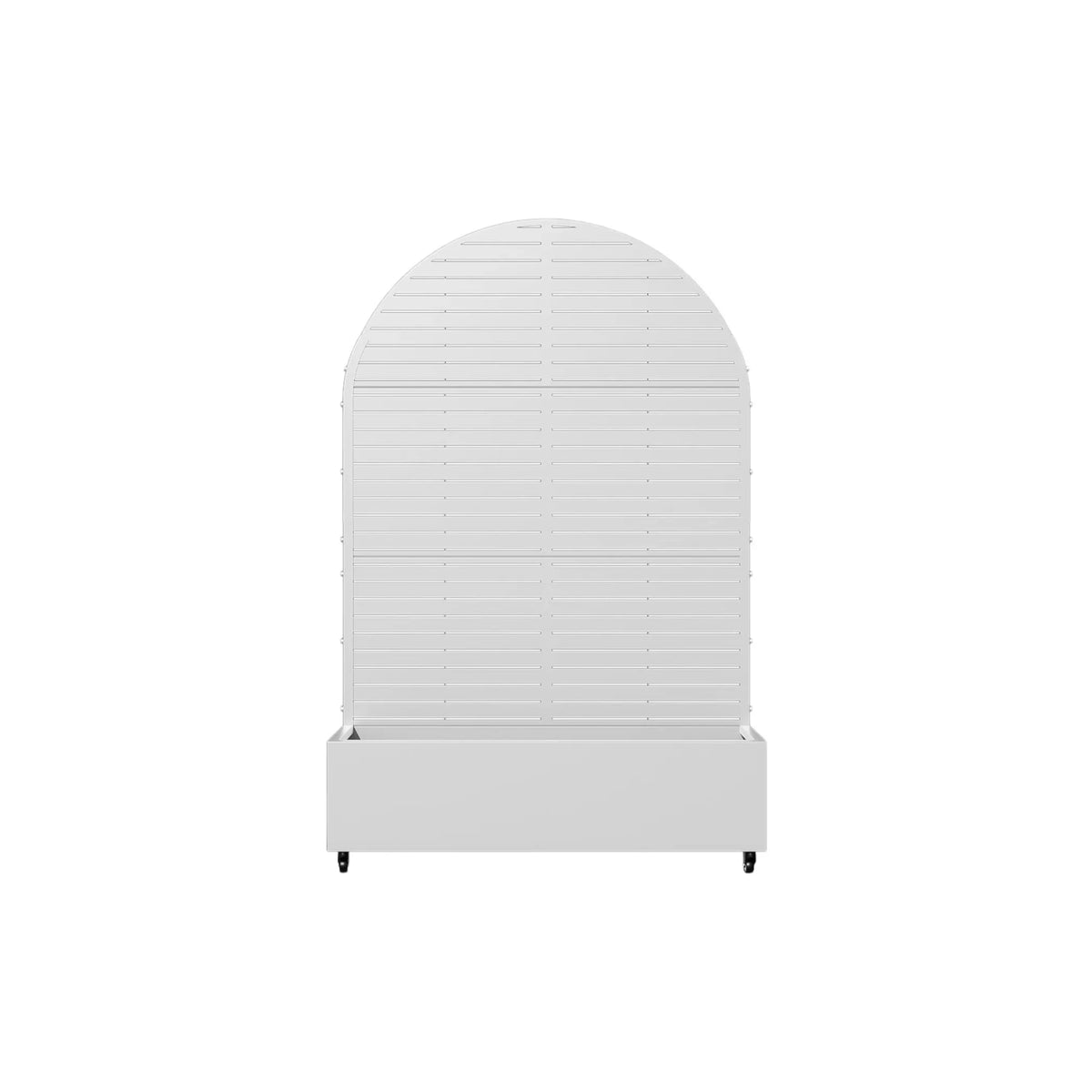 72" X 47" White Metal Rectangular Planter Box - Garden Gets