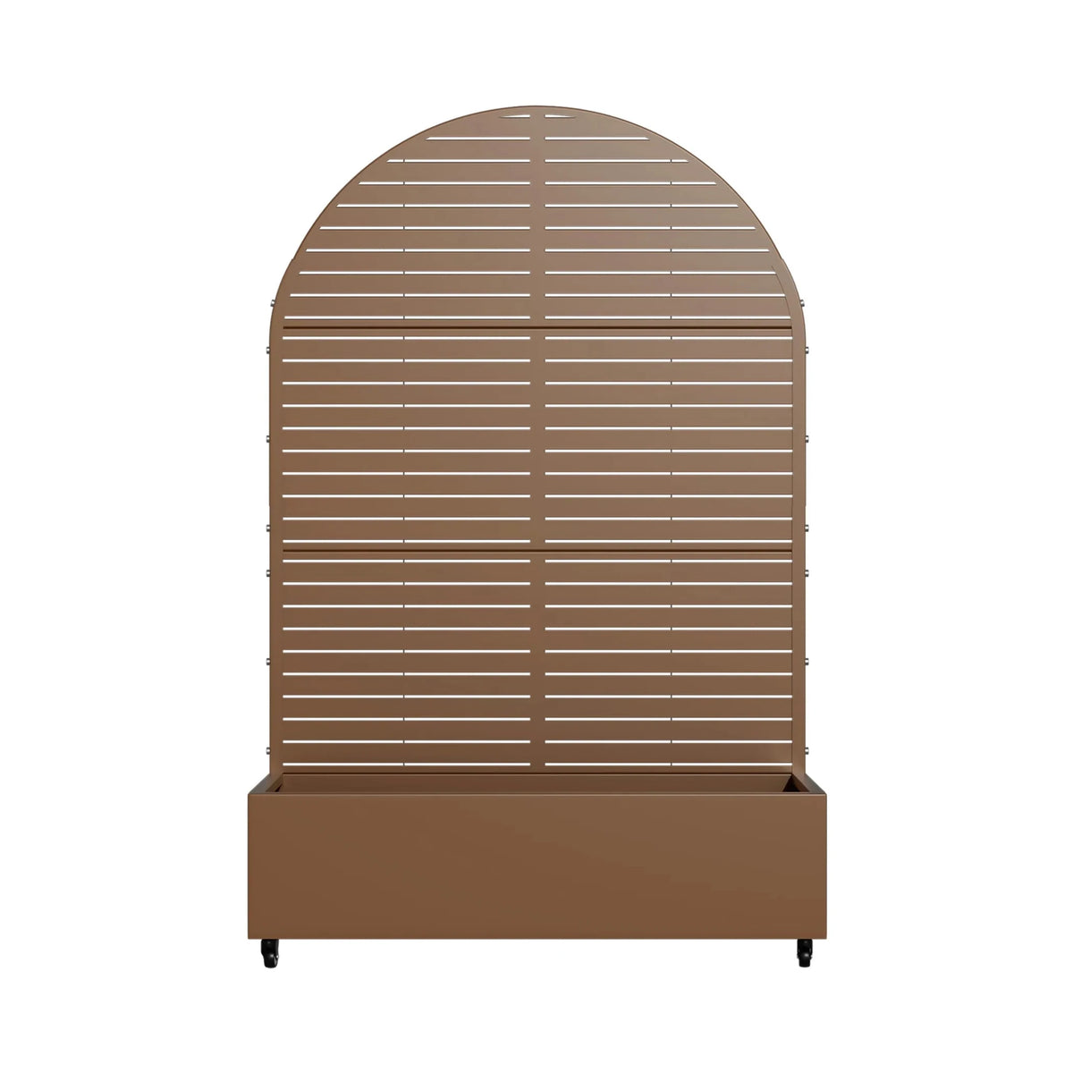 72" X 47" Brown Metal Rectangular Planter Box - Garden Gets