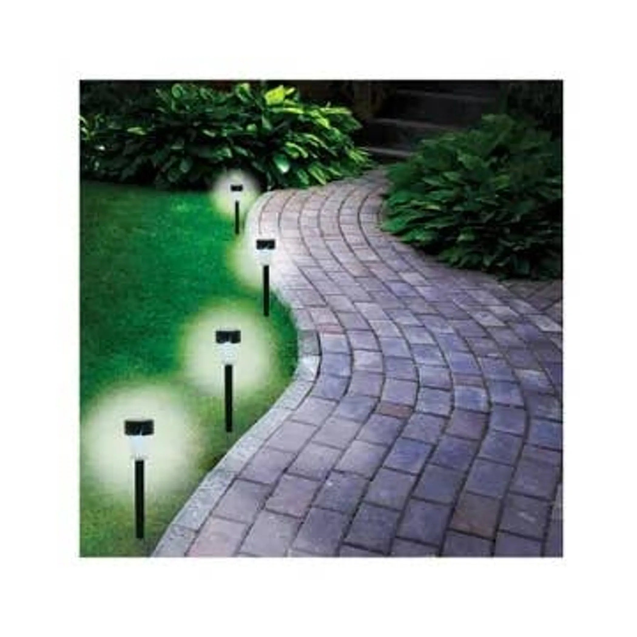 4-Pack Solar Powered Garden Lights Set