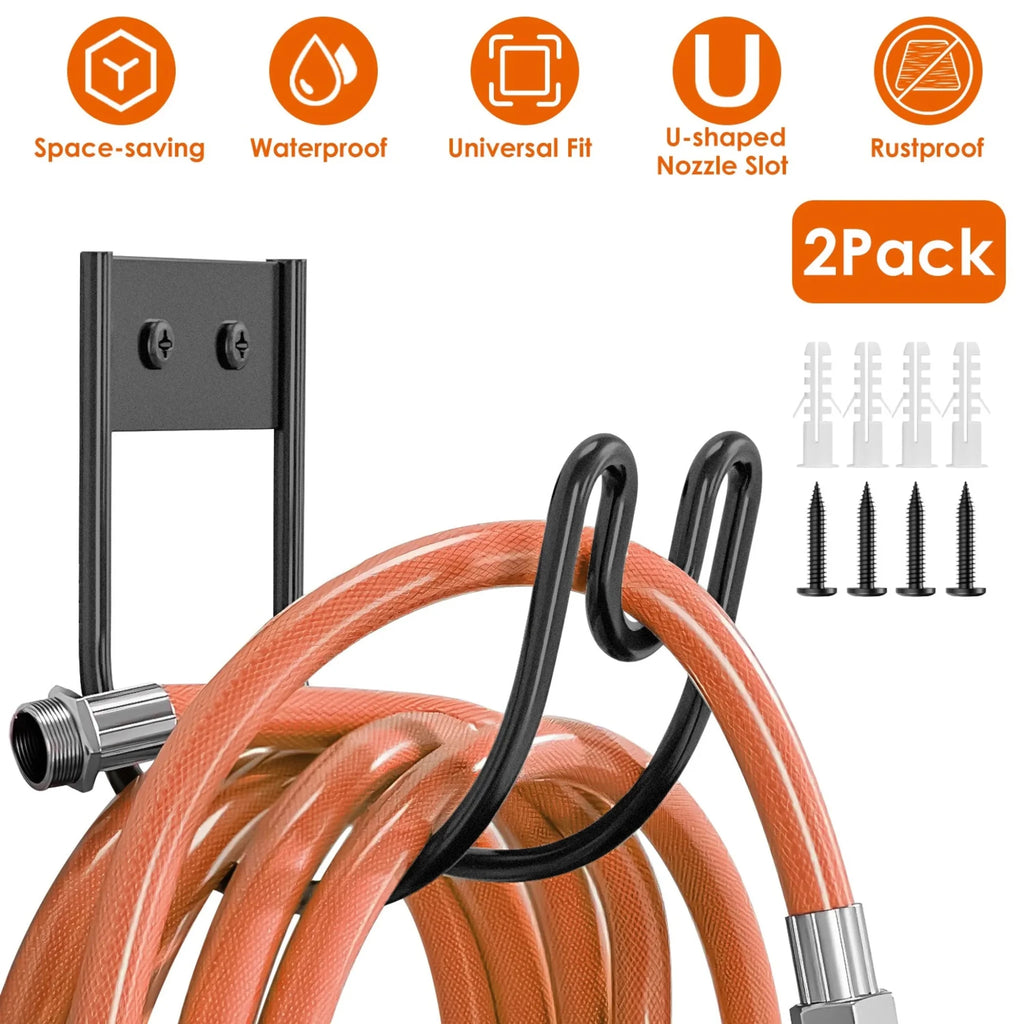 2Pack Heavy Duty Garden Hose Holder - Garden Gets
