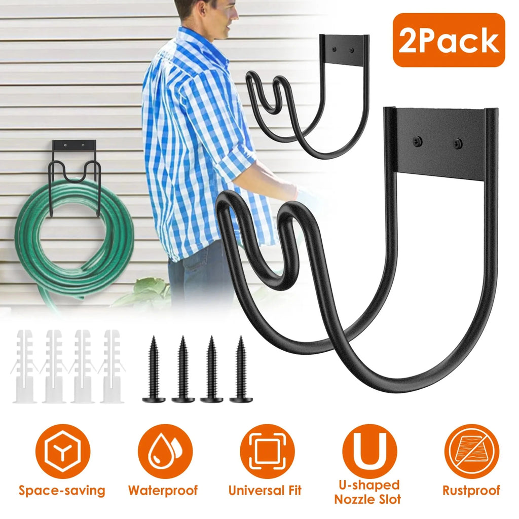 2Pack Heavy Duty Garden Hose Holder - Garden Gets