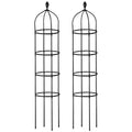 2 Packs Garden Obelisk Trellis 5.9FT Plants