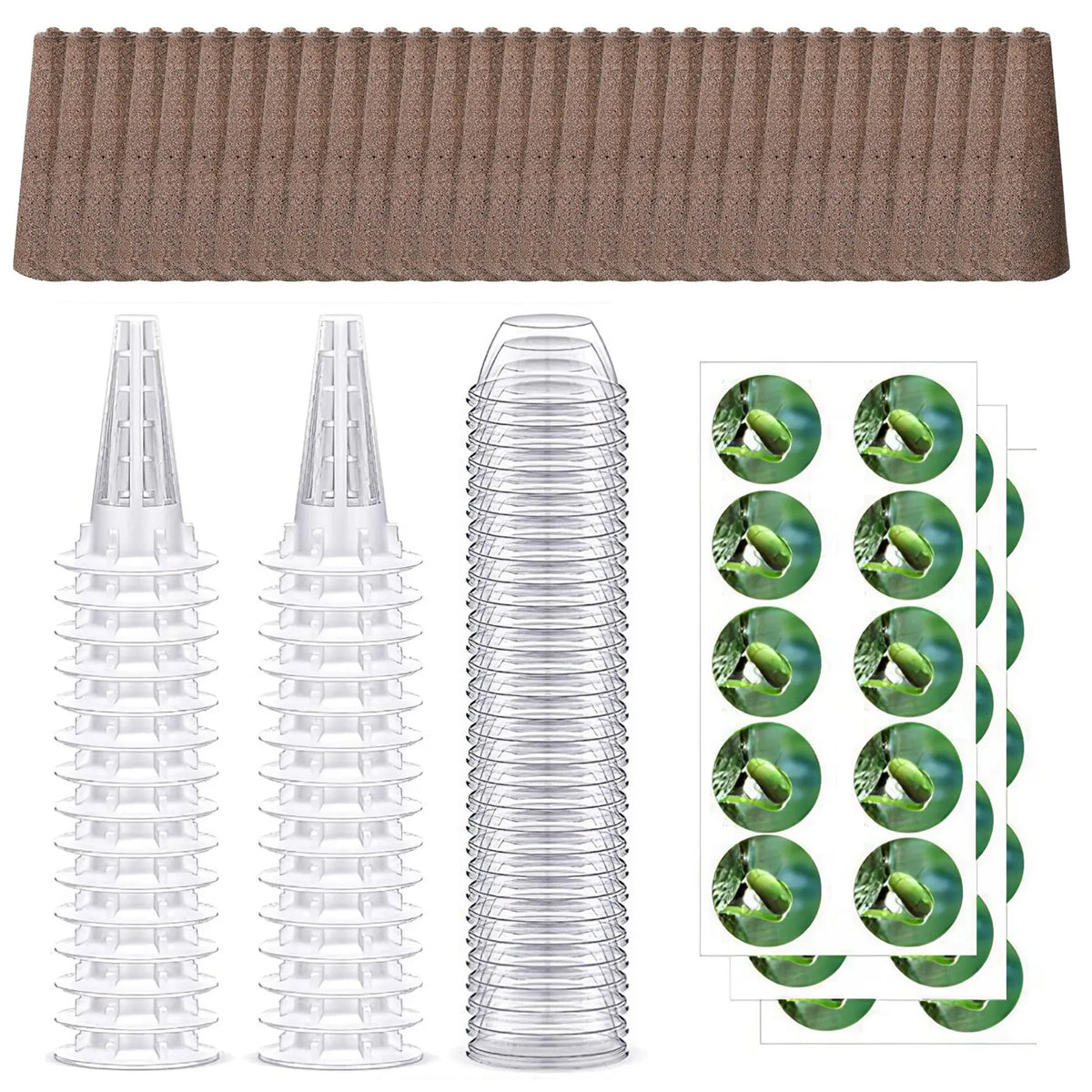 120Pcs Seed Pod Kit Hydroponic Garden Growing Containers Grow Anything Kit