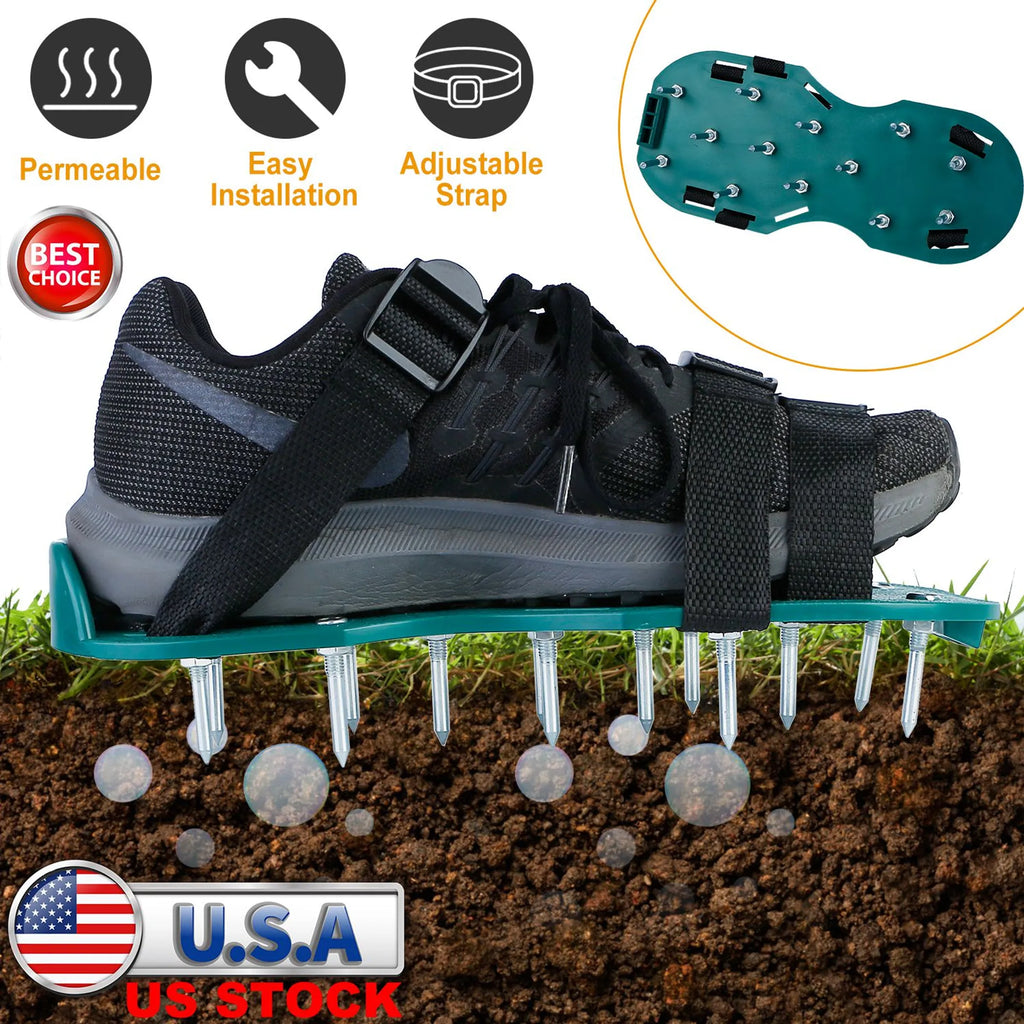 1Pair Lawn Aerator Shoes