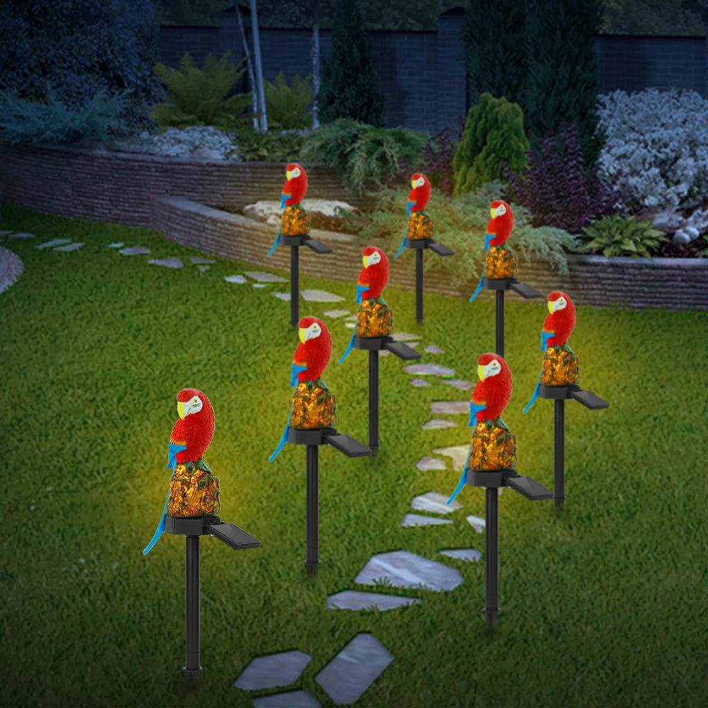 Solar Powered Parrot Garden Light