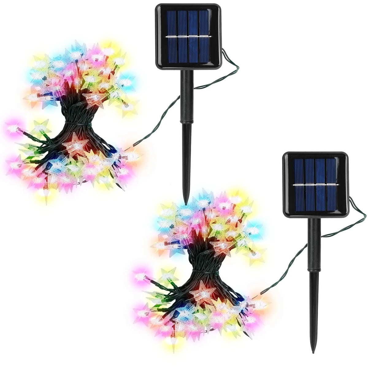 2Pcs Solar Powered String Lights - Garden Gets