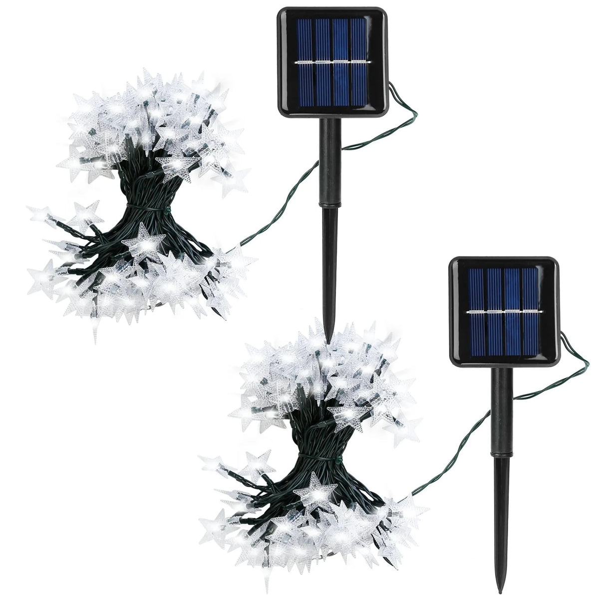 2Pcs Solar Powered String Lights - Garden Gets