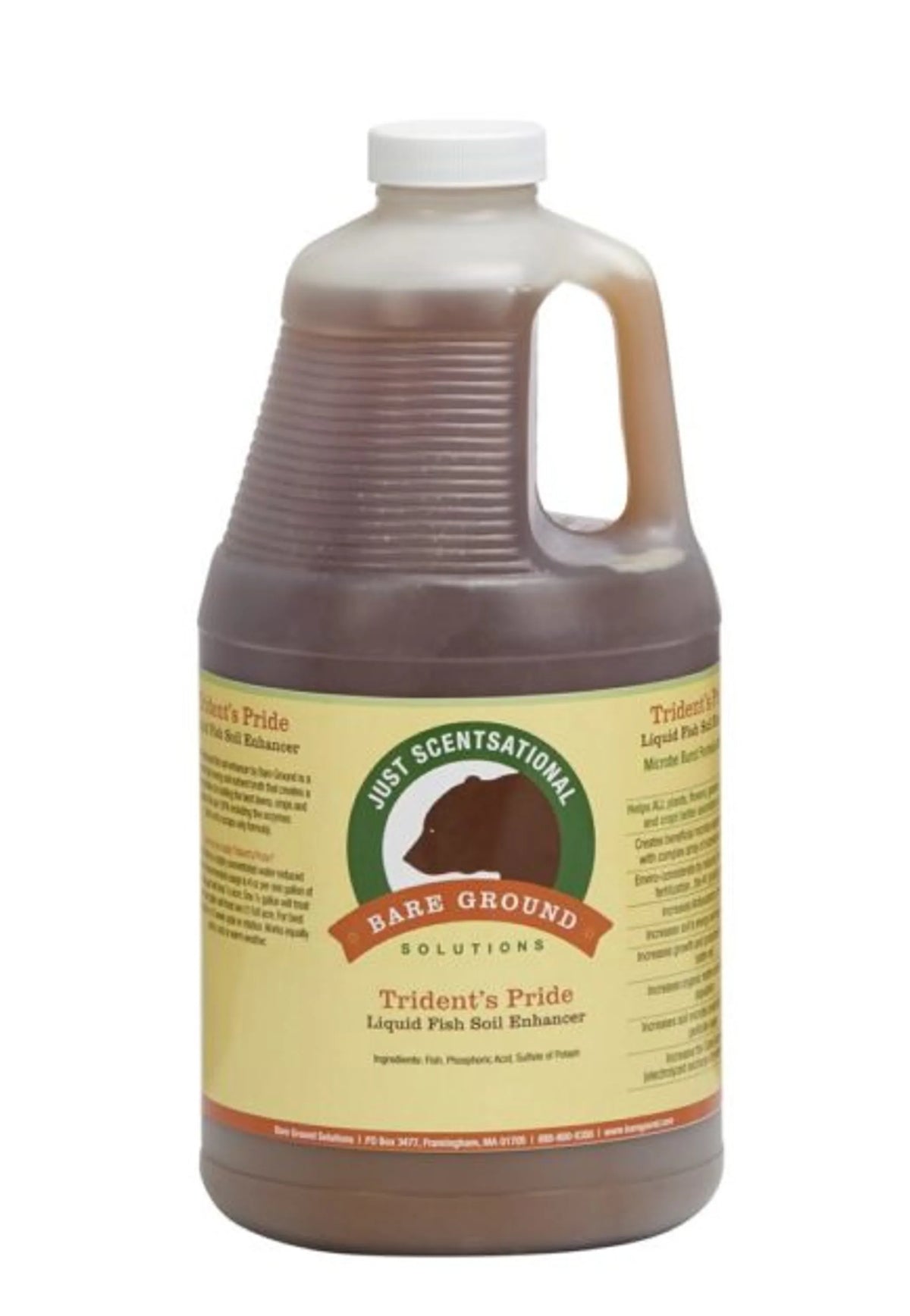Just Scentsational Tridents Pride Liquid Fish Fertilizer One Half Gallon