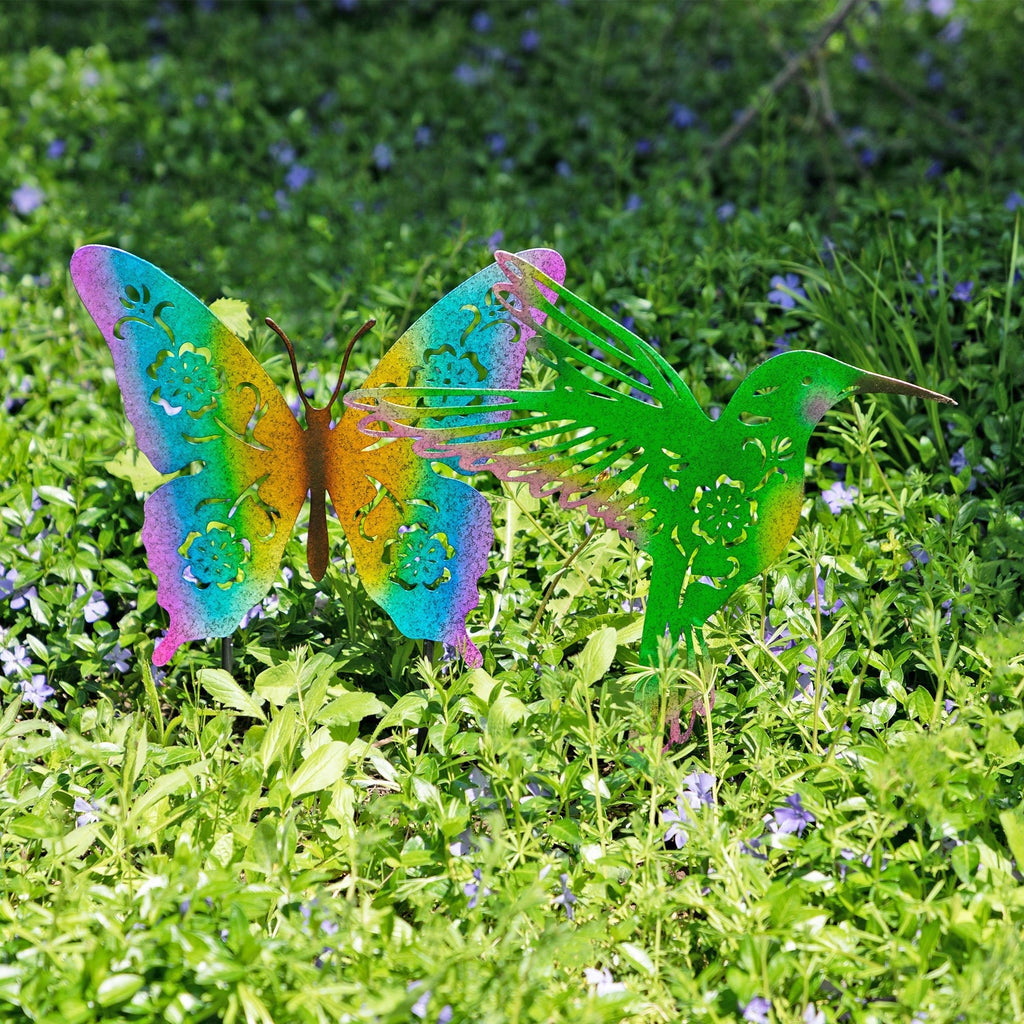 Fluttering Friends Silhouette Garden Stake - Garden Gets