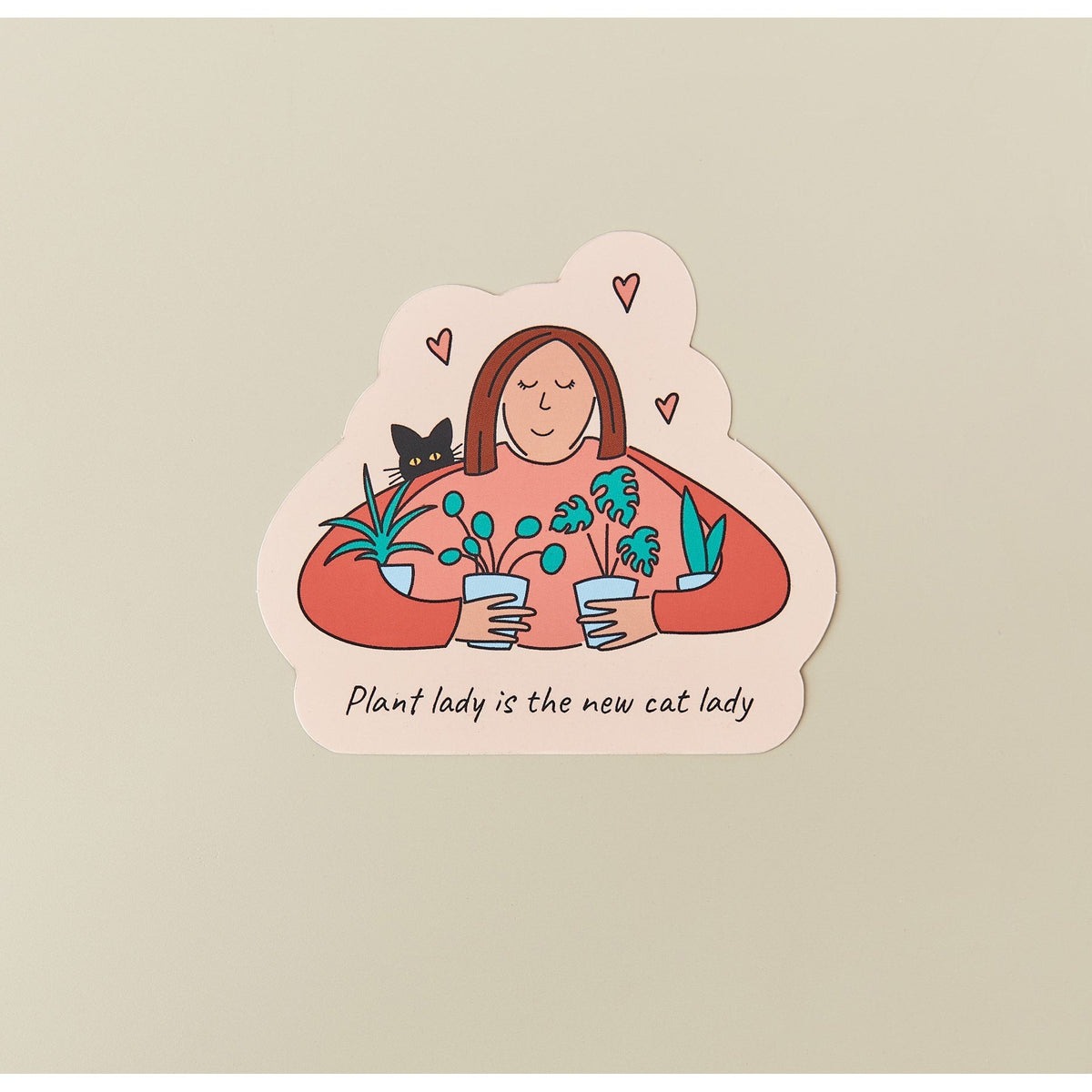 House Plant Shop Sticker 'Plant Lady' - Garden Gets
